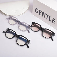 Carica l&#39;immagine nel visualizzatore di Gallery, GENTLE VOLTA acetate  Reading glasses  MONSTER men optical blue light Square glasses  Prescription glasses with original case