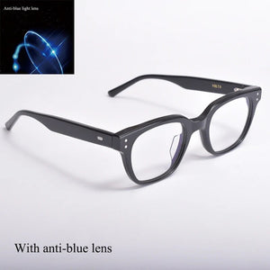GENTLE VOLTA acetate  Reading glasses  MONSTER men optical blue light Square glasses  Prescription glasses with original case