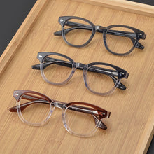 Load image into Gallery viewer, Gatenac Vintage Acetate Glasses Frame Men Japan Prescription Myopia Eyeglasses Frame Women Retro   Brand Spectacles Eyewear