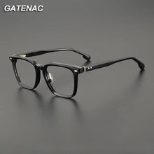 Load image into Gallery viewer, Gatenac Vintage Acetate Glasses Frame Men Prescription Myopia Eyeglasses Frame Women Quality Japan Retro Luxury Brand Eyewear