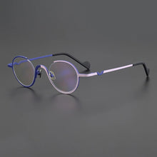 Load image into Gallery viewer, Gatenac Vintage Pure Titanium Glasses Frame Men Round Luxury Designer Prescription Eyeglasses Women Retro Myopia Optical Eyewear