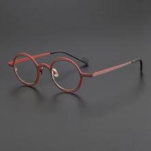 Load image into Gallery viewer, Gatenac Vintage Pure Titanium Glasses Frame Men Round Prescription Eyeglasses Women Luxury Designer Myopia Optical Eyewear