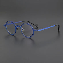 Load image into Gallery viewer, Gatenac Vintage Pure Titanium Glasses Frame Men Round Prescription Eyeglasses Women Luxury Designer Myopia Optical Eyewear