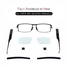 Load image into Gallery viewer, German Brand Retro Small Round Eyeglasses Handmade Ultra-light Screwless Glasses Prescription Reading Frame With Original Box