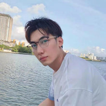 Load image into Gallery viewer, German Vintage Utra-light 7.5g Screwless Glasses Frame Men Women Retro Square Prescription Eyewear Myopia Eyeglasses Spectacles