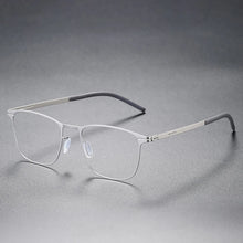 Load image into Gallery viewer, German Vintage Utra-light 7.5g Screwless Glasses Frame Men Women Retro Square Prescription Eyewear Myopia Eyeglasses Spectacles