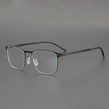 Load image into Gallery viewer, German Vintage Utra-light 7.5g Screwless Glasses Frame Men Women Retro Square Prescription Eyewear Myopia Eyeglasses Spectacles