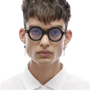 Germany Acetate Maske Q7 Brand Sunglasses Round KUB Handmade Men Sun Glasses Original Classical Retro Eyeglasses for Women