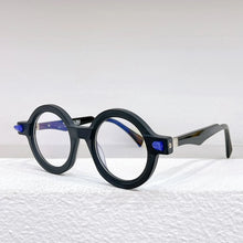 Carica l&#39;immagine nel visualizzatore di Gallery, Germany Acetate Maske Q7 Brand Sunglasses Round KUB Handmade Men Sun Glasses Original Classical Retro Eyeglasses for Women
