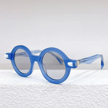 Carica l&#39;immagine nel visualizzatore di Gallery, Germany Acetate Maske Q7 Brand Sunglasses Round KUB Handmade Men Sun Glasses Original Classical Retro Eyeglasses for Women