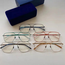Load image into Gallery viewer, Germany Brand Creative Personality Steel Glasses Frame Men Screwless Prescription Eyeglasses Women Ultralight Optical Spectacle