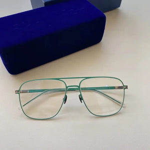 Germany Brand Creative Personality Steel Glasses Frame Men Screwless Prescription Eyeglasses Women Ultralight Optical Spectacle