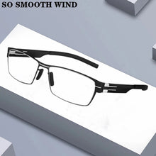 Load image into Gallery viewer, Germany Brand Designer Screwless Eyeglasses Men Women Ultralight Optical Glasses Frame with Clip-on Polarized Sunglasses Goggles