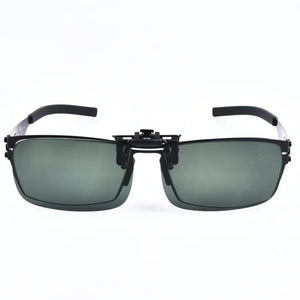 Germany Brand Designer Screwless Eyeglasses Men Women Ultralight Optical Glasses Frame with Clip-on Polarized Sunglasses Goggles