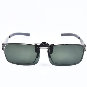 Germany Brand Designer Screwless Eyeglasses Men Women Ultralight Optical Glasses Frame with Clip-on Polarized Sunglasses Goggles