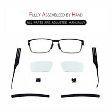 Load image into Gallery viewer, Germany Brand Designer Screwless Eyeglasses Men Women Ultralight Optical Glasses Frame with Clip-on Polarized Sunglasses Goggles