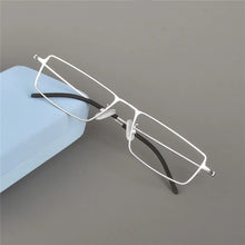 Load image into Gallery viewer, Germany Brand Pure Titanium Glasses Frame Ultra-light Men Square Myopia Reading Optical Eyeglasses Lenses Spectacles Eyewear