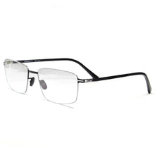 Load image into Gallery viewer, Germany Designer Screwless Square Eyeglasses Frame for Men Super Thin Flexible Diopter Eyewear Mens Retro Rectangle Spectacles