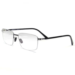 Germany Designer Screwless Square Eyeglasses Frame for Men Super Thin Flexible Diopter Eyewear Mens Retro Rectangle Spectacles