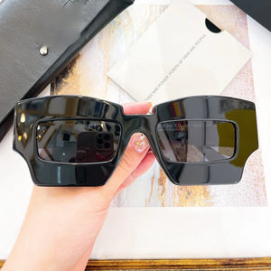 Germany Style Maske X6 Sunglasses Men Original Square Acetate Matte Glasses Women Clear Yellow Eyewear with Leather Case