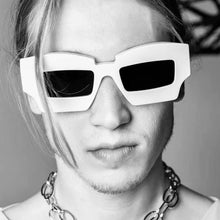 Carica l&#39;immagine nel visualizzatore di Gallery, Germany Style Maske X6 Sunglasses Men Original Square Acetate Matte Glasses Women Clear Yellow Eyewear with Leather Case