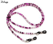 Carica l&#39;immagine nel visualizzatore di Gallery, Glasses Chain Beaded Boho 75cm Women Men Sunglasses Lanyard Reading Glasses Anti Slip Cord Strap Sun Glasses Shoelace 2024 New