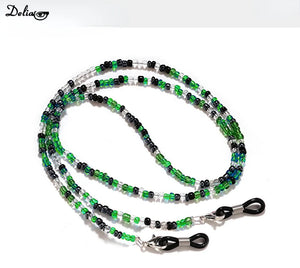Glasses Chain Beaded Boho 75cm Women Men Sunglasses Lanyard Reading Glasses Anti Slip Cord Strap Sun Glasses Shoelace 2024 New