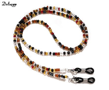 Carica l&#39;immagine nel visualizzatore di Gallery, Glasses Chain Beaded Boho 75cm Women Men Sunglasses Lanyard Reading Glasses Anti Slip Cord Strap Sun Glasses Shoelace 2024 New