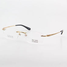 Load image into Gallery viewer, Glasses Frame Man Rimless Eyeglasses Women Pure Titanium Eyeglasses Optic Frame Man Spectacles Brand Eyewear 8967