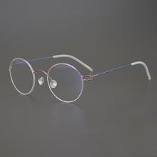 Load image into Gallery viewer, Glasses Frame Men Titanium Screwless Eyewear Prescription Eyeglasses Frames Women Retro Round Myopia Optical Lens Denmark Korean