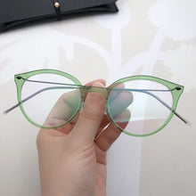 Load image into Gallery viewer, Glasses Frame Women Cat Designer Oval Ultralight 4g Screwless Eyewear Optical Prescription Eyeglasses Reading Denmark Brand 6548