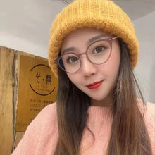 Load image into Gallery viewer, Glasses Frame Women Cat Designer Oval Ultralight 4g Screwless Eyewear Optical Prescription Eyeglasses Reading Denmark Brand 6548