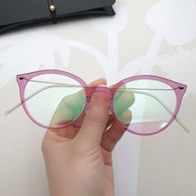 Load image into Gallery viewer, Glasses Frame Women Cat Designer Oval Ultralight 4g Screwless Eyewear Optical Prescription Eyeglasses Reading Denmark Brand 6548
