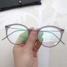 Load image into Gallery viewer, Glasses Frame Women Cat Designer Oval Ultralight 4g Screwless Eyewear Optical Prescription Eyeglasses Reading Denmark Brand 6548