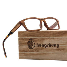Load image into Gallery viewer, Glasses Frame for Small Face 131mm Vintage Real Wood Optical Eyeglasses Frames Reading Myopia Prescription Glasses Frame Leopard