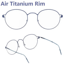 Load image into Gallery viewer, Glasses Frames Men Air Titanium Rim Screwless Eyewear Eyeglasses Women Morten Round Square Oval Denmark Brand Korean Design New