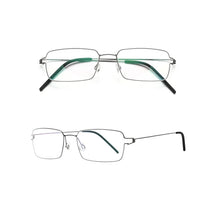 Load image into Gallery viewer, Glasses Frames Men Air Titanium Rim Screwless Eyewear Eyeglasses Women Morten Round Square Oval Denmark Brand Korean Design New