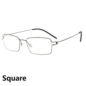 Glasses Frames Men Air Titanium Rim Screwless Eyewear Eyeglasses Women Morten Round Square Oval Denmark Brand Korean Design