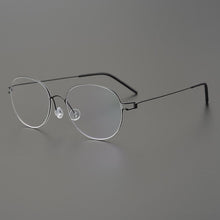 Carica l&#39;immagine nel visualizzatore di Gallery, Glasses Frames Men Air Titanium Rim Screwless Eyewear Eyeglasses Women Morten Round Square Oval Denmark Brand Korean Design New