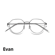 Load image into Gallery viewer, Glasses Frames Men Air Titanium Rim Screwless Eyewear Eyeglasses Women Morten Round Square Oval Denmark Brand Korean Design New