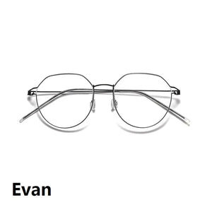 Glasses Frames Men Air Titanium Rim Screwless Eyewear Eyeglasses Women Morten Round Square Oval Denmark Brand Korean Design New