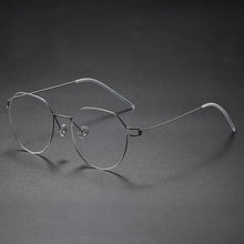 Load image into Gallery viewer, Glasses Frames Men Air Titanium Rim Screwless Eyewear Eyeglasses Women Morten Round Square Oval Denmark Brand Korean Design New