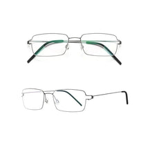 Load image into Gallery viewer, Glasses Frames Men Air Titanium Rim Screwless Eyewear Eyeglasses Women Morten Round Square Oval Denmark Brand Korean Design