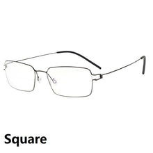 Carica l&#39;immagine nel visualizzatore di Gallery, Glasses Frames Men Air Titanium Rim Screwless Eyewear Eyeglasses Women Morten Round Square Oval Denmark Brand Korean Design New