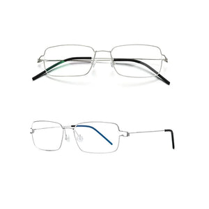 Glasses Frames Men Air Titanium Rim Screwless Eyewear Eyeglasses Women Morten Round Square Oval Denmark Brand Korean Design New