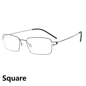 Glasses Frames Men Air Titanium Rim Screwless Eyewear Eyeglasses Women Morten Round Square Oval Denmark Brand Korean Design New