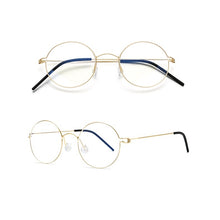 Carica l&#39;immagine nel visualizzatore di Gallery, Glasses Frames Men Air Titanium Rim Screwless Eyewear Eyeglasses Women Morten Round Square Oval Denmark Brand Korean Design New