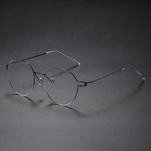 Load image into Gallery viewer, Glasses Frames Men Air Titanium Rim Screwless Eyewear Eyeglasses Women Morten Round Square Oval Denmark Brand Korean Design