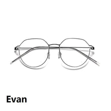 Carica l&#39;immagine nel visualizzatore di Gallery, Glasses Frames Men Air Titanium Rim Screwless Eyewear Eyeglasses Women Morten Round Square Oval Denmark Brand Korean Design New