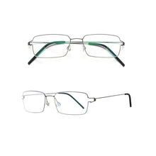 Carica l&#39;immagine nel visualizzatore di Gallery, Glasses Frames Men Air Titanium Rim Screwless Eyewear Eyeglasses Women Morten Round Square Oval Denmark Brand Korean Design New